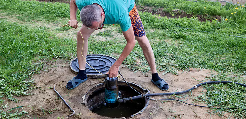 Outdoor Sewage Cleanup in Waleska