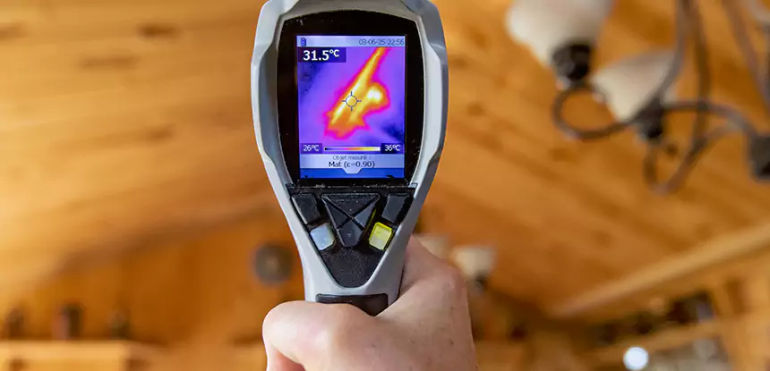 Infrared Camera Roof Leak Detection in Waleska