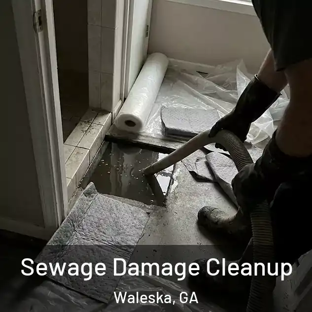  Sewage Damage Cleanup Waleska, GA